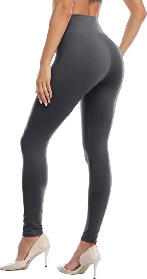 VESHINE Womens High Waisted Leggings Waist Control Yoga Pants Workout Tights Super Soft Trousers
