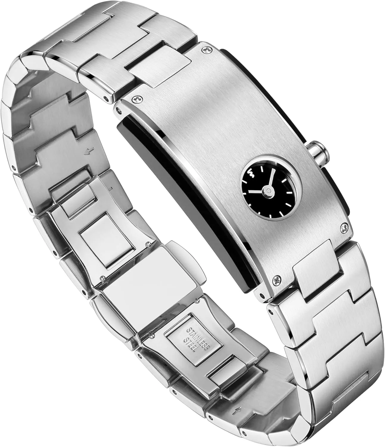 Watch Minimalist Sporty Retro Casual Versatile Fashionable Stainless Steel Strap Women's Watch