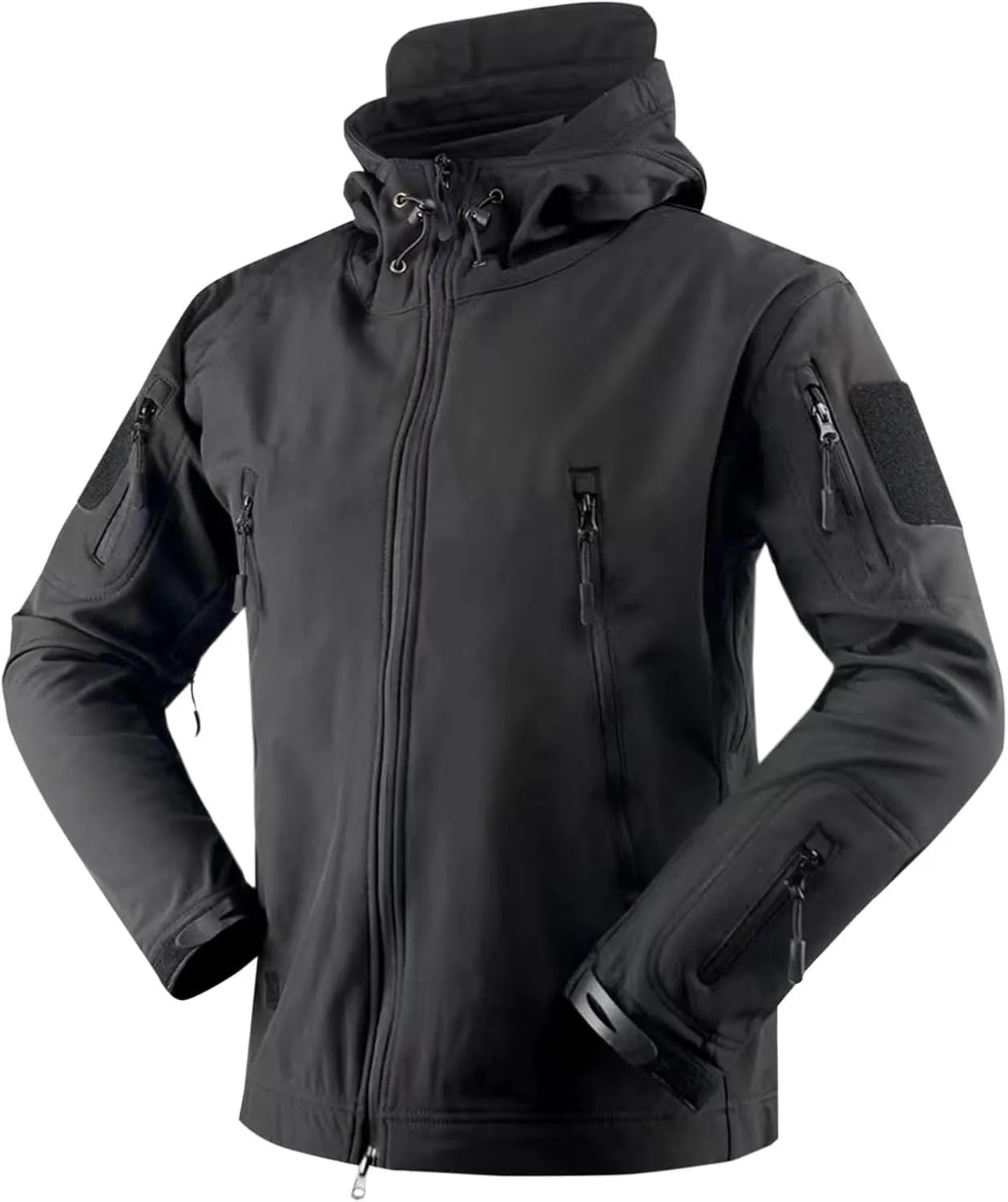 Waterproof Winter Coats For Men Casual Outdoor Windbreaker Fashion Long Sleeve Windproof Rain Jackets With Pockets