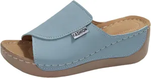 Wedge Sandals for Women 2025 Comfortable Slip On Platform Sandals with Arch Support Trendy Casual Dress Walking Shower Shoes An Adjustable Fit for Exceptional