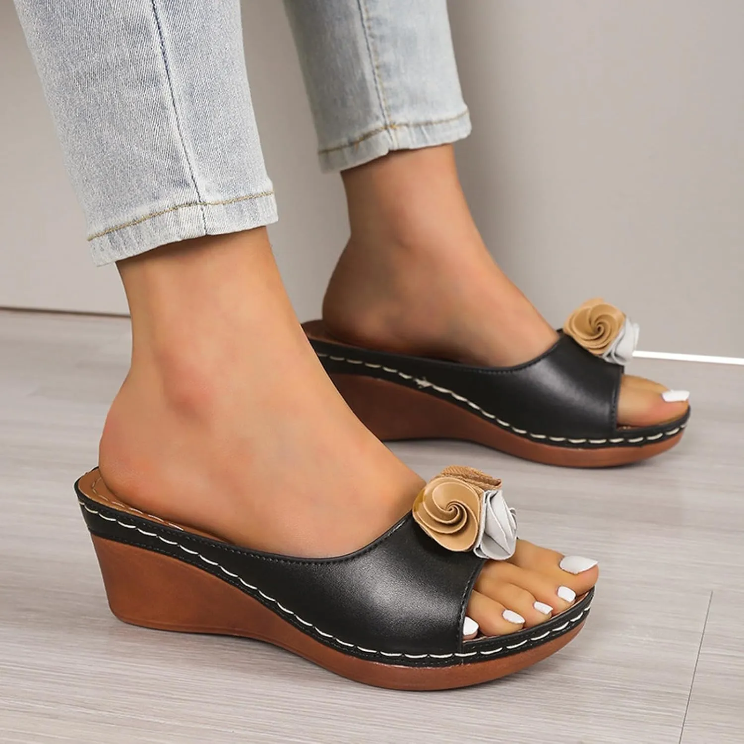 Wedge Sandals for Women Women Wedge Sandals Dressy Beach Women's Sandal Dressy Summer Shoes for Womens 2025