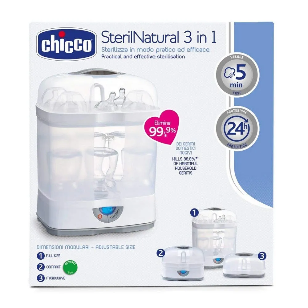 White Sterilnatural 3 In 1 Sterlizer