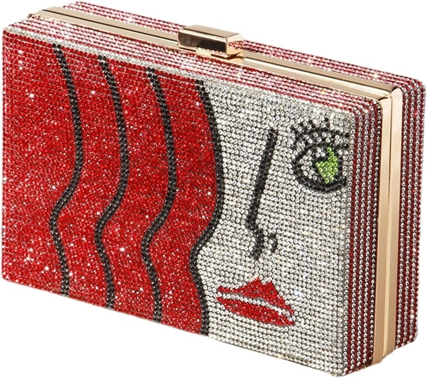 Women Box Bag Clutch Bag With Diamonds Design Evening Bag Mini Purse For Ladies Wedding Party Handbags Clutches