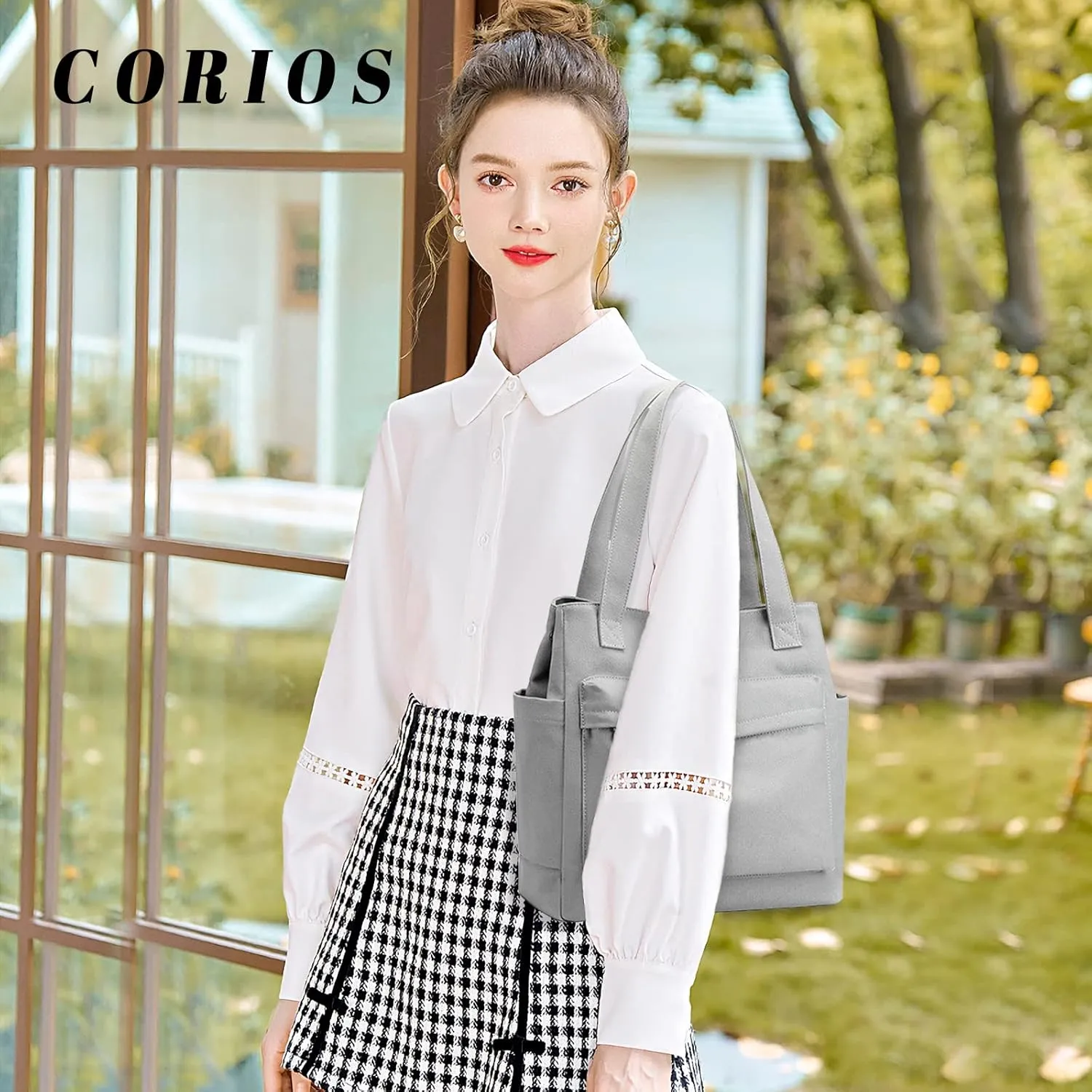 Women Handbag Canvas Shoulder Bag Casual Tote Purse
