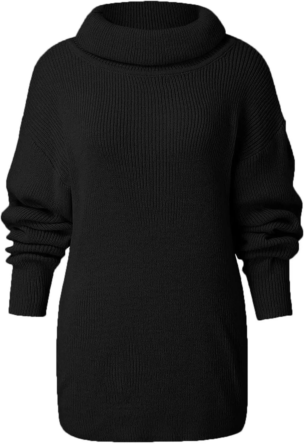 Women Oversized Turtleneck Long Sleeve Sweater Pullover Lightweight Casual Loose Fall Trendy Plus Size Knit Jumper Top