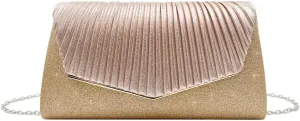 Women Sparkling Banquet Flip Top Handbags Clutch Purse Evening Bag Formal Party Clutch Bags