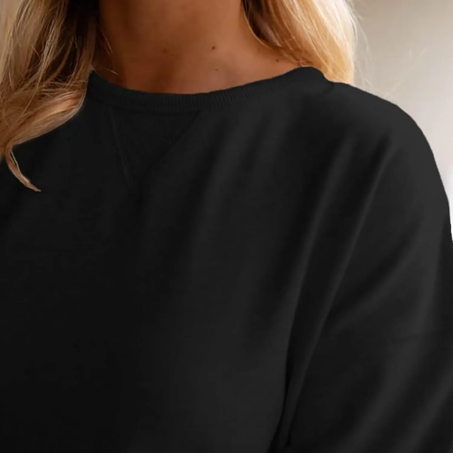 Women Sweatshirt Dress Long Sleeve Crewneck Pullover Fall Babydoll Dressy Tops Flowy Ruffled Sweatshirt Mini Dresses
