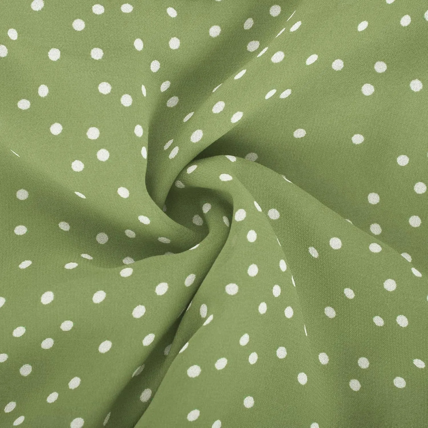 Women's 2024 Summer Casual Boho Sundress Polka Dot Short Sleeve V Neck Flowy Midi Dresses Chiffon Beach Dress