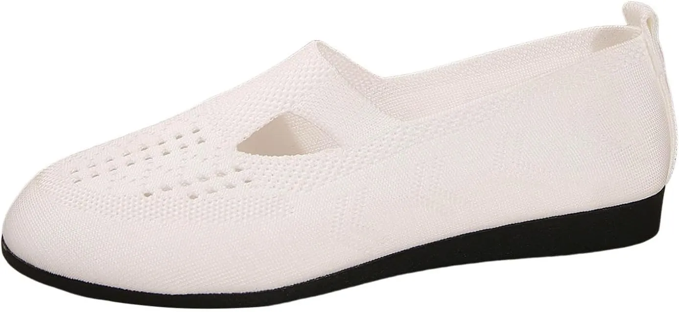 Women's Balerina Shoes Medieval Flat Summer Width H Traditional Shoes Elegant Gymnastics Home Wear Slippers Women