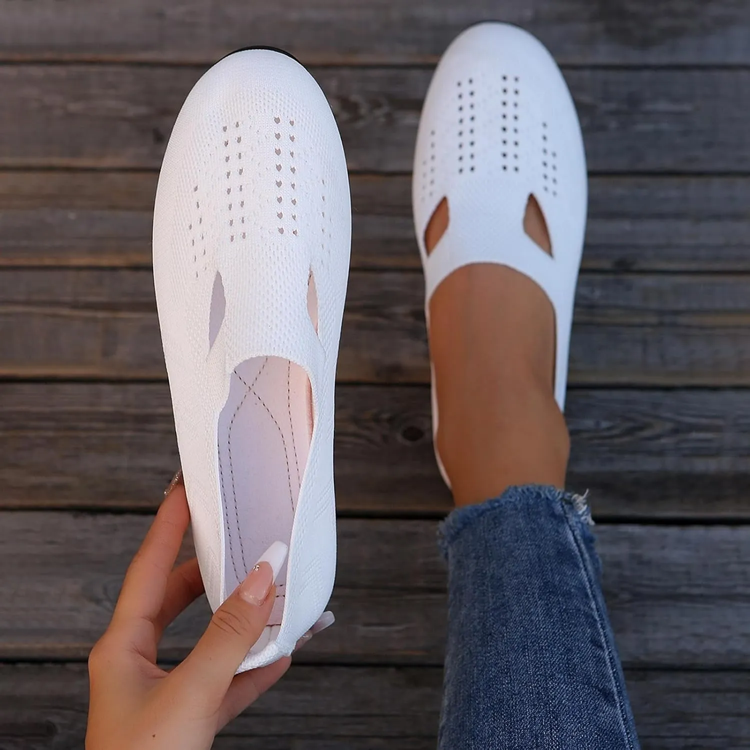Women's Balerina Shoes Medieval Flat Summer Width H Traditional Shoes Elegant Gymnastics Home Wear Slippers Women