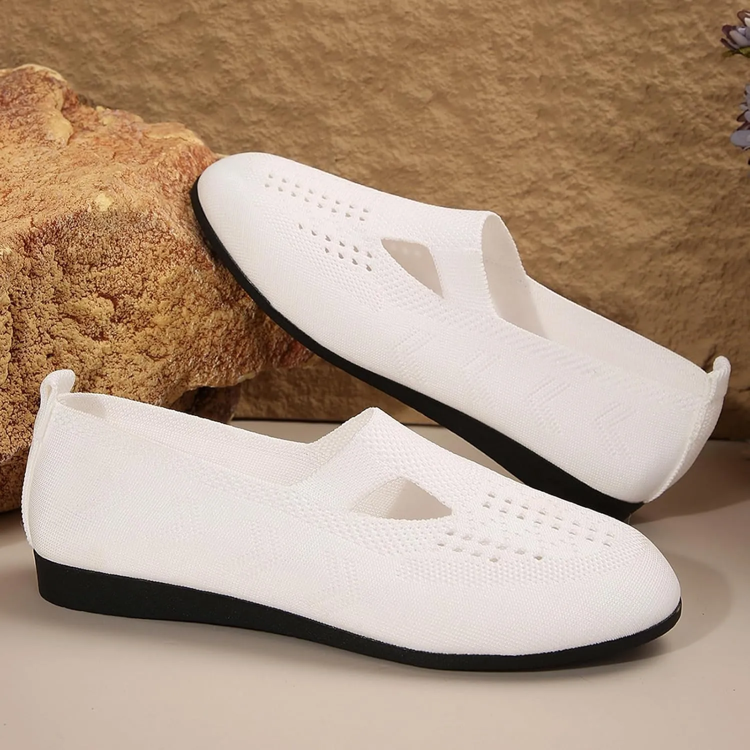 Women's Balerina Shoes Medieval Flat Summer Width H Traditional Shoes Elegant Gymnastics Home Wear Slippers Women