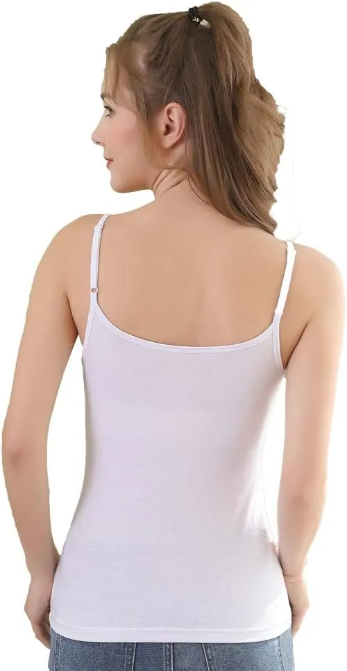 Women's Camisole Soft Tank Top with Adjustable Spaghetti Strap
