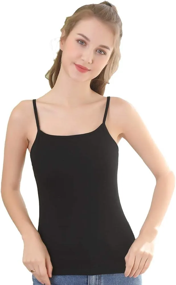 Women's Camisole Soft Tank Top with Adjustable Spaghetti Strap