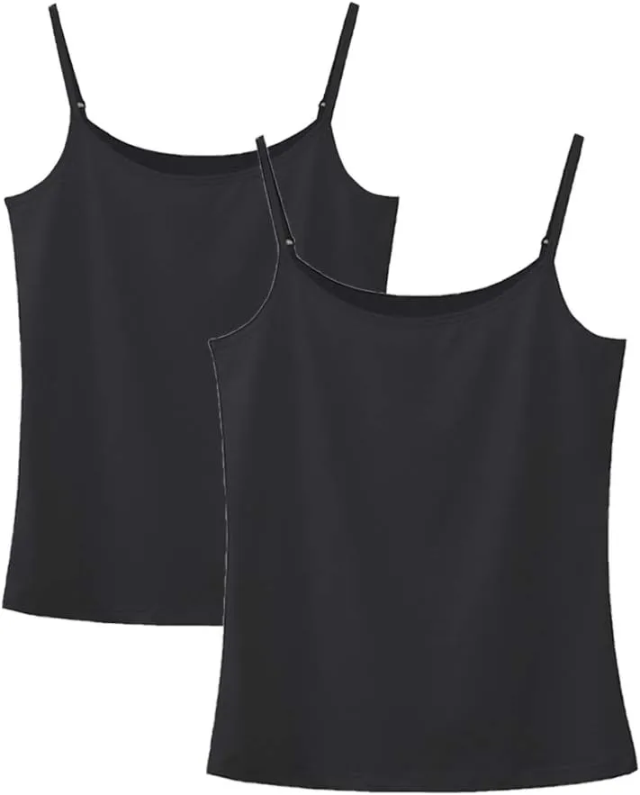 Women's Camisole Soft Tank Top with Adjustable Spaghetti Strap
