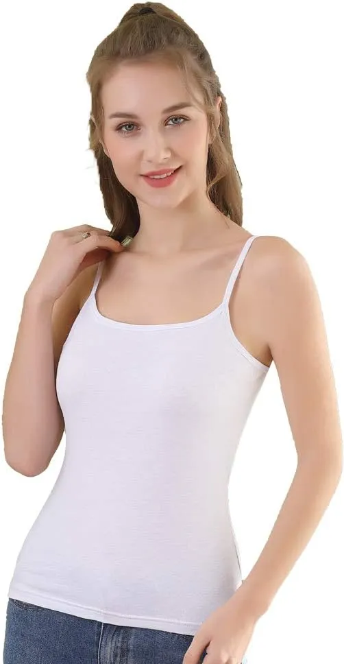 Women's Camisole Soft Tank Top with Adjustable Spaghetti Strap