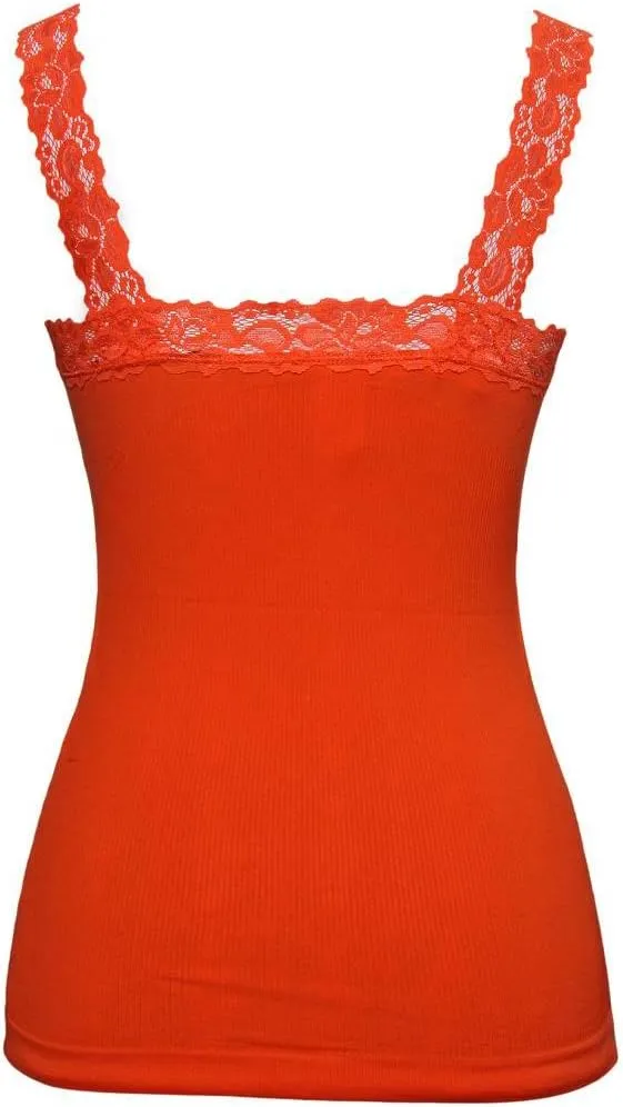 Womens Lace Trim Camisoles