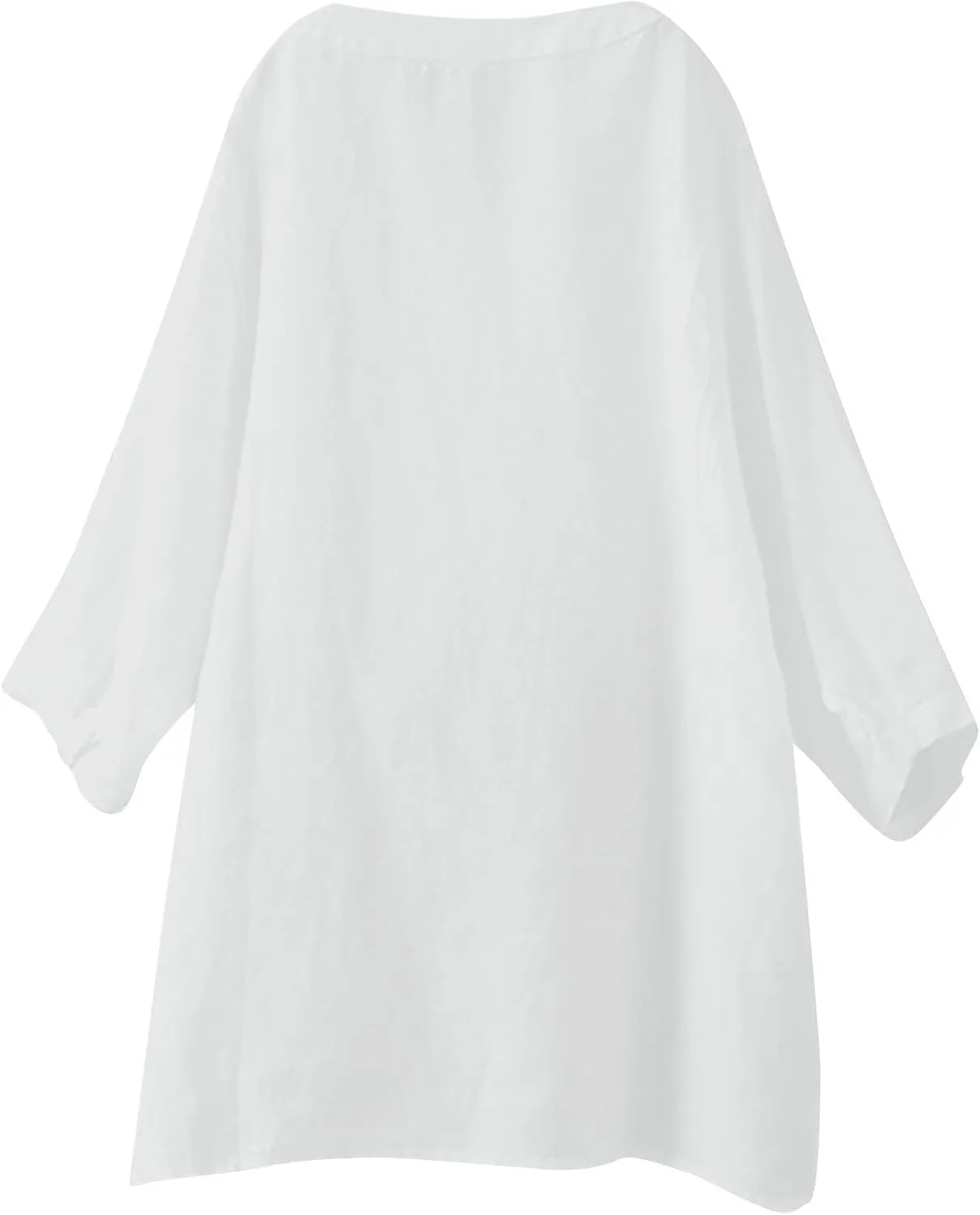 Womens Linen Button Down Shirts Summer 2025 Roll up Sleeve Oversized Boyfriend Solid Tops Casual Dressy Blouses