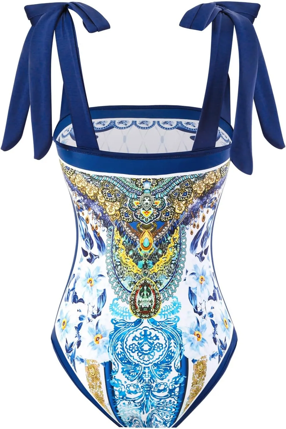 Women's One-Piece Swimsuits with Beach Cover Up Retro Swimsuit for Women with Cover Up Bathing Suits for Women
