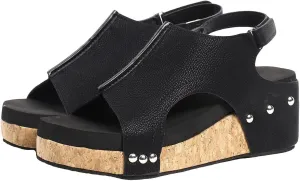 Women's orthopedic wedge sandals, 2025 new thick-soled sandal, fashionable and casual bohemian style, sandals suitable for daily life and beach