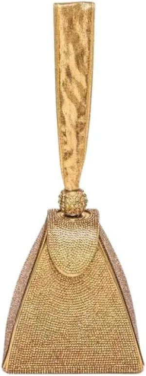 Women's Rhinestone Evening Wrist Clutch Bag Triangle Bucket Design Weddings Parties Proms banquets formal Dinner events