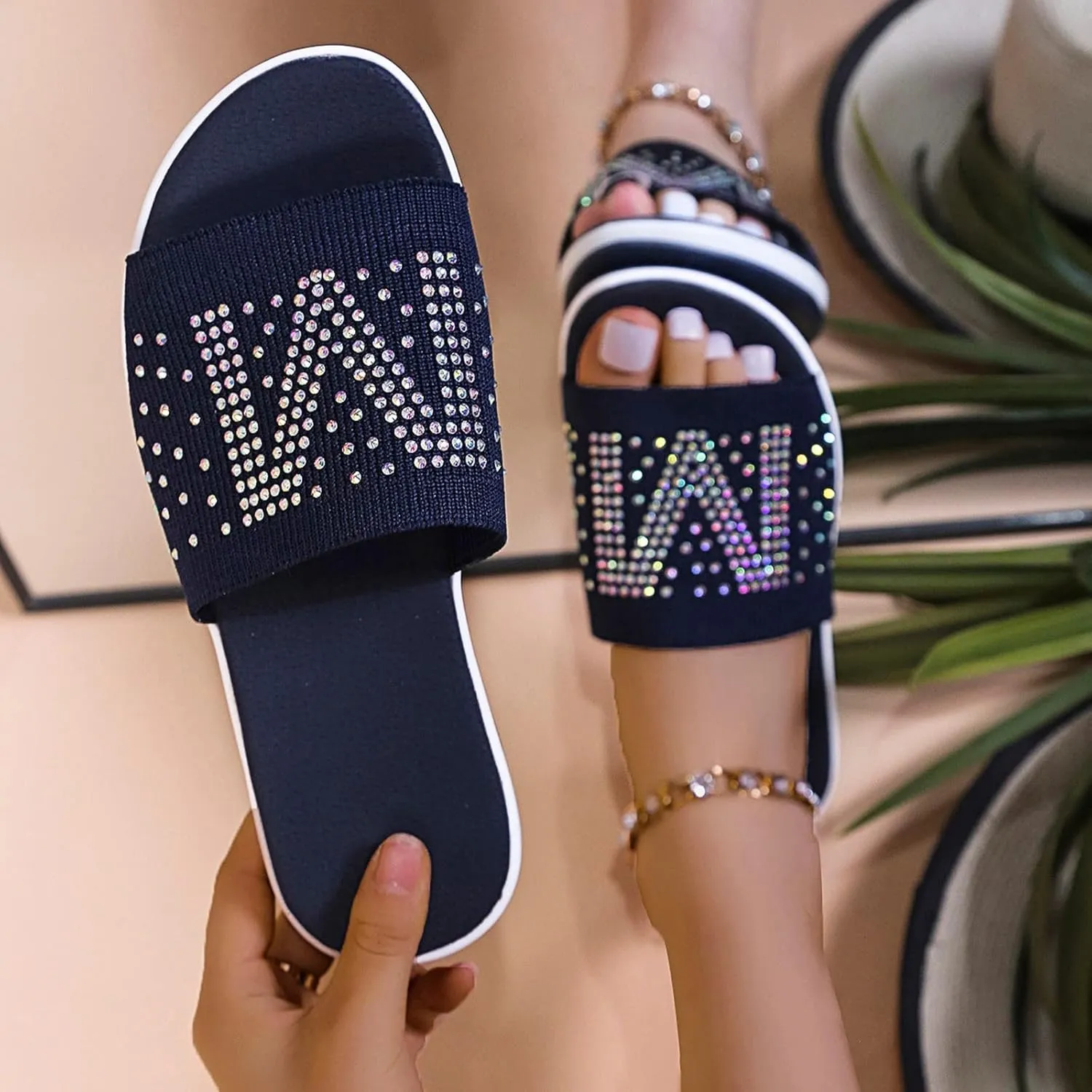 Women's Sandals Lightweight Arch Support Shoes Outdoor Comfortable Women Flat Casual Shoes