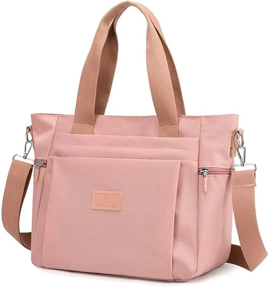 Women's Shoulder Bag Commuting Canvas Messenger Bag Shoulder Hobo Crossbody Bags With Pockets Large Capacity