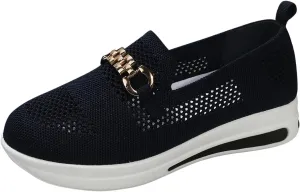 Womens Soft Sole Mesh Comfort Orthopedic Shoes 2024 New Slip on Orthopedic Walking Shoes for Women with Arch