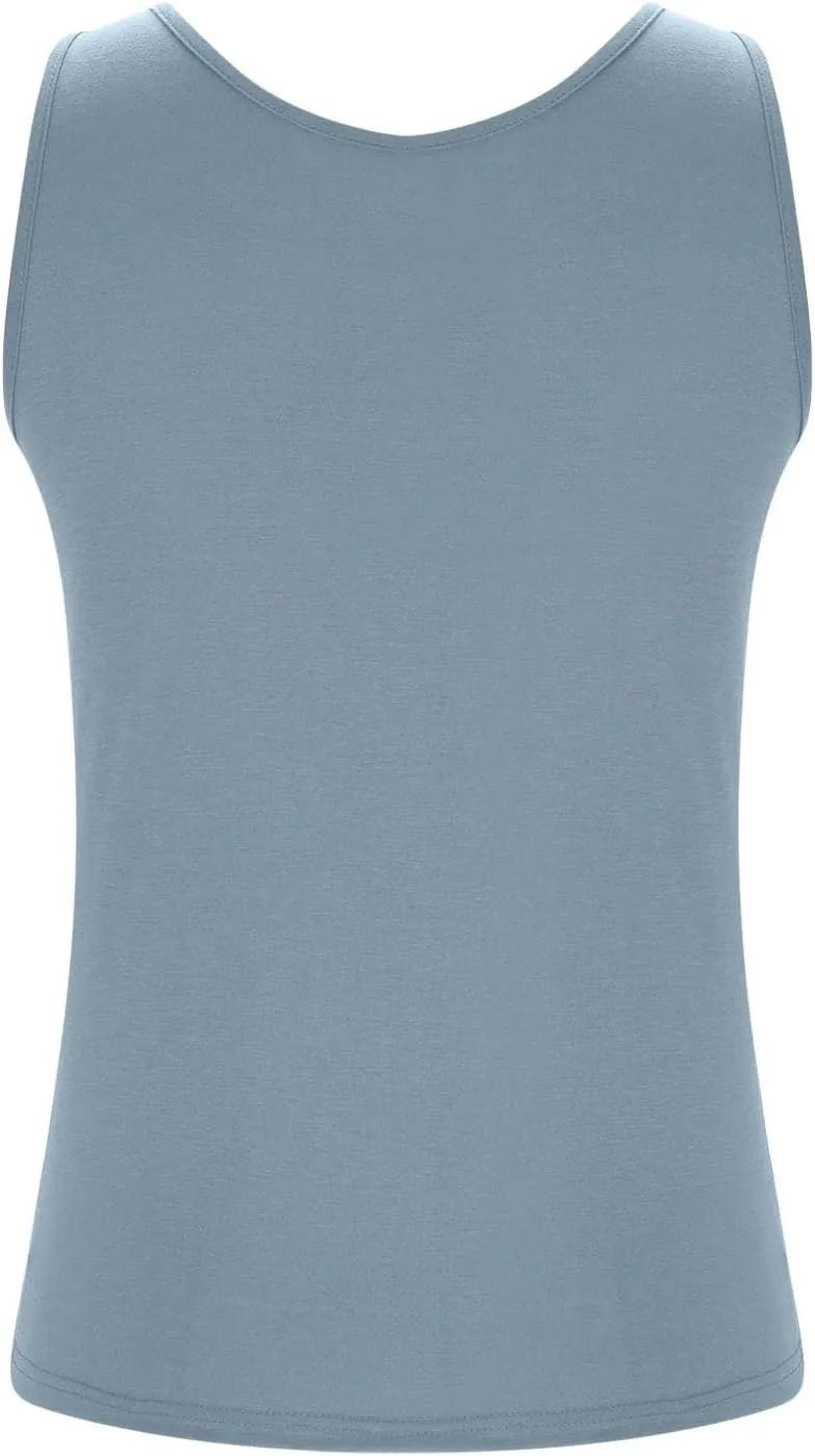 Womens Tank Tops with Built in Bra Plus Size Padded Camisole Shelf Bra Workout Yoga Shirt Casual Basic Undershirt