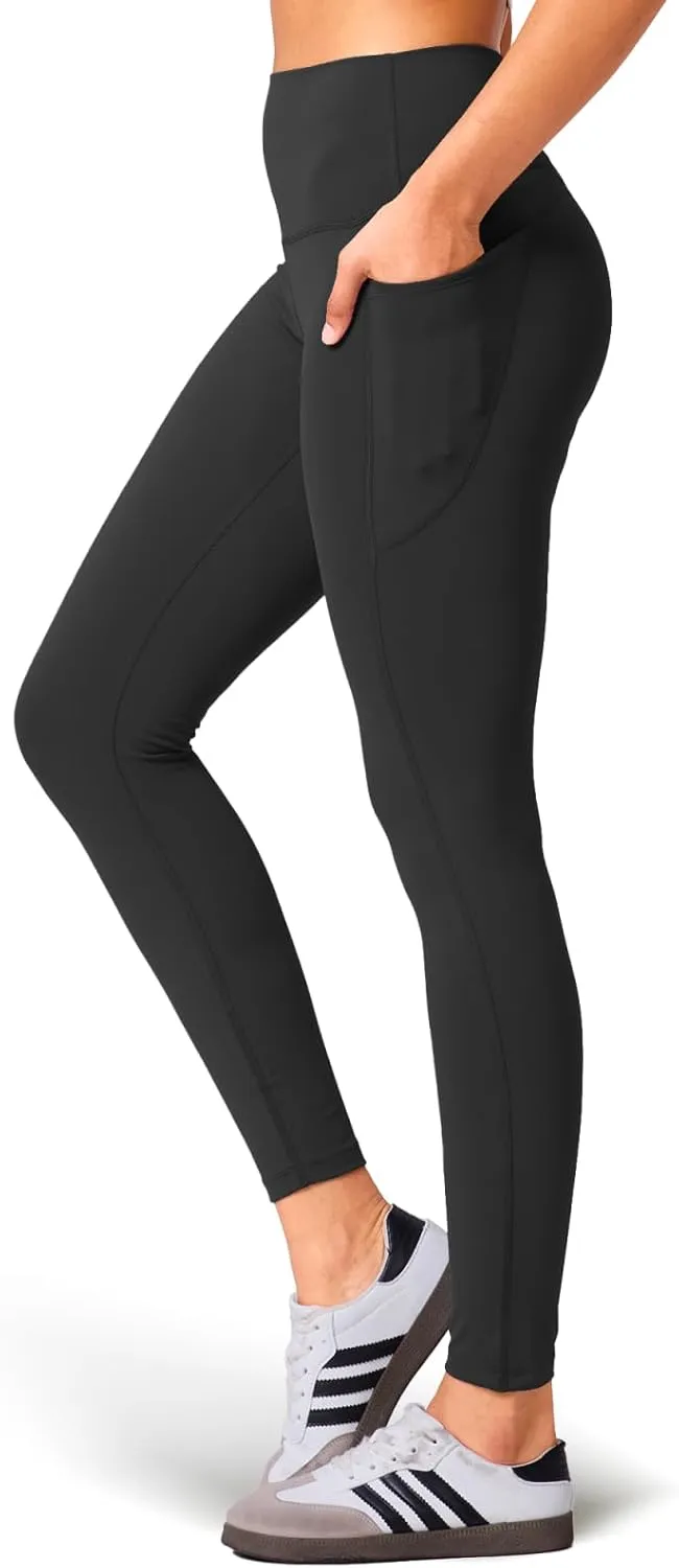 Women's Tummy Control Opaque Yoga Leggings - High Waisted Gym Workout Pants for Women XXS-XL