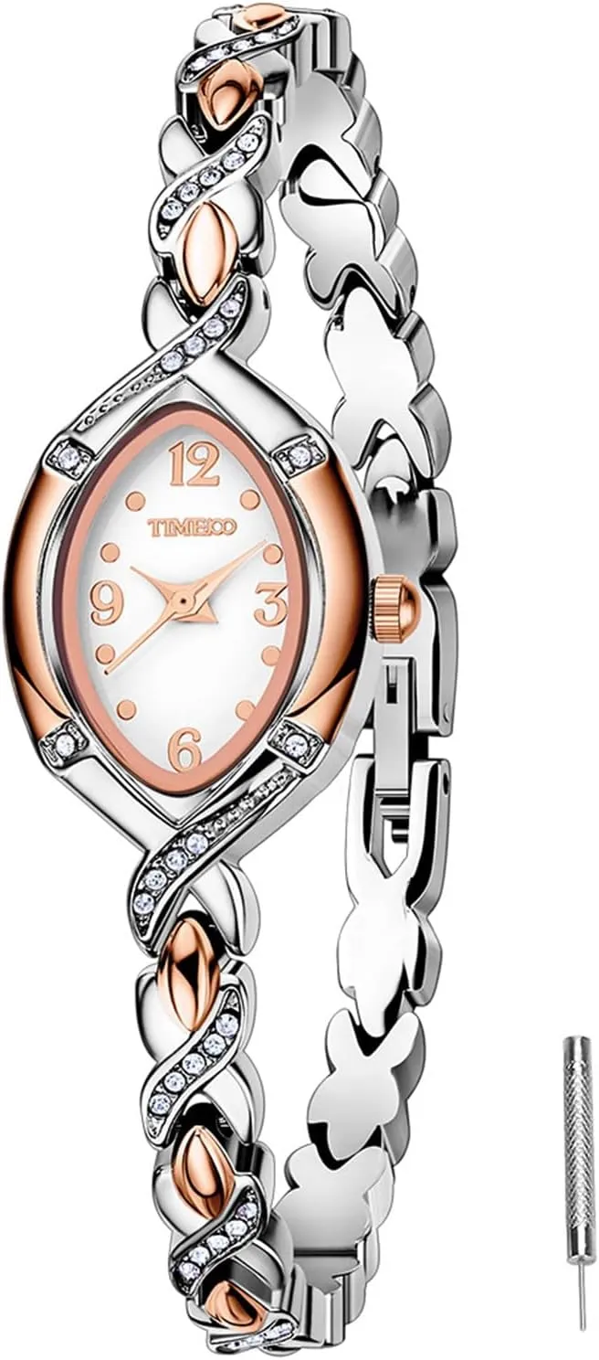 Women's Watches Bracelet Dial Ladies Fashion Dress Quartz Wrist Watch Oval Square Round Mini Women Watch Waterproof Gifts for Women