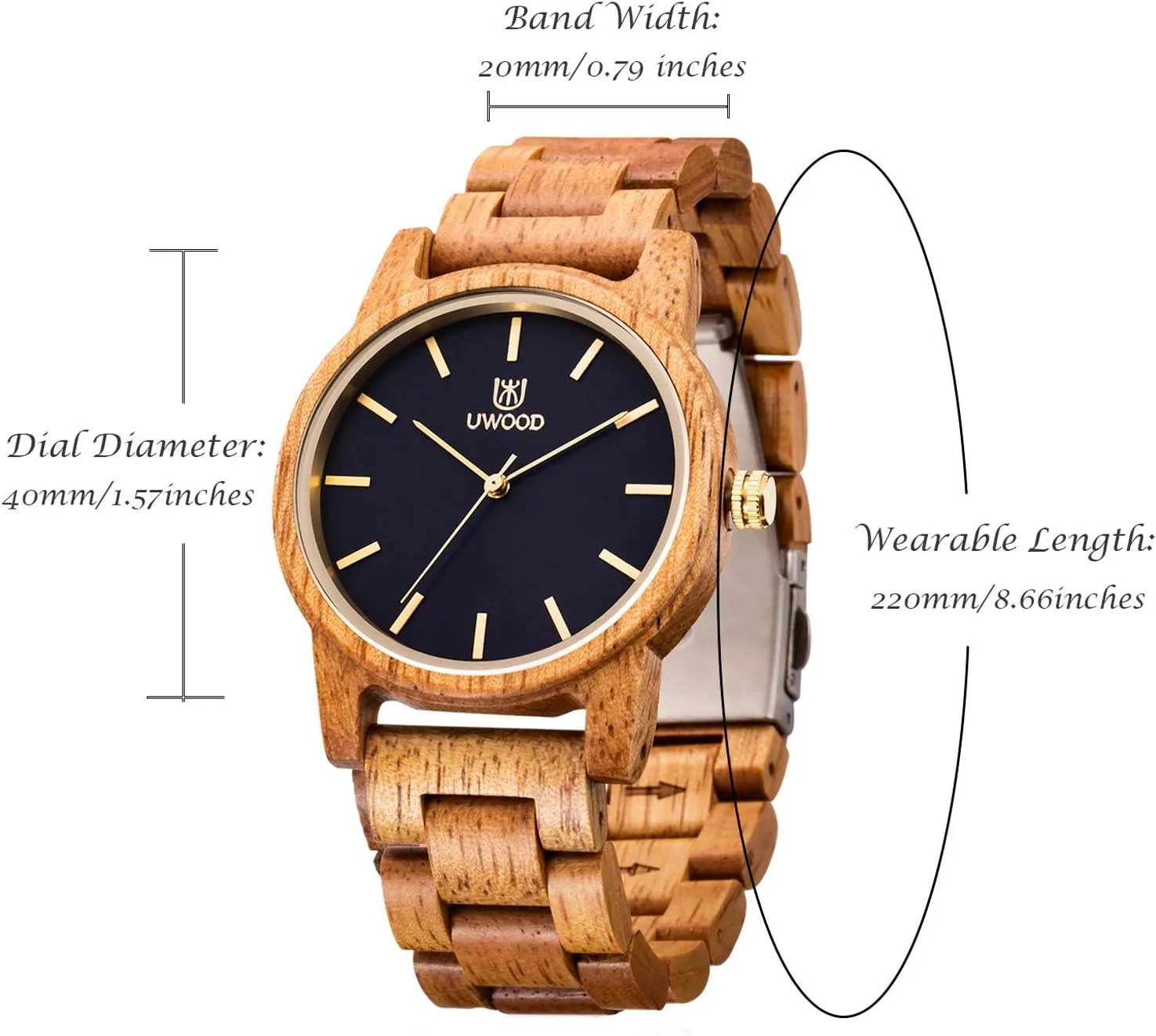 Wooden Watch Men,Wood Watches Handmade Minimalist Women Mens Lightweight Mens Wooden Watch,Watches for Women Men
