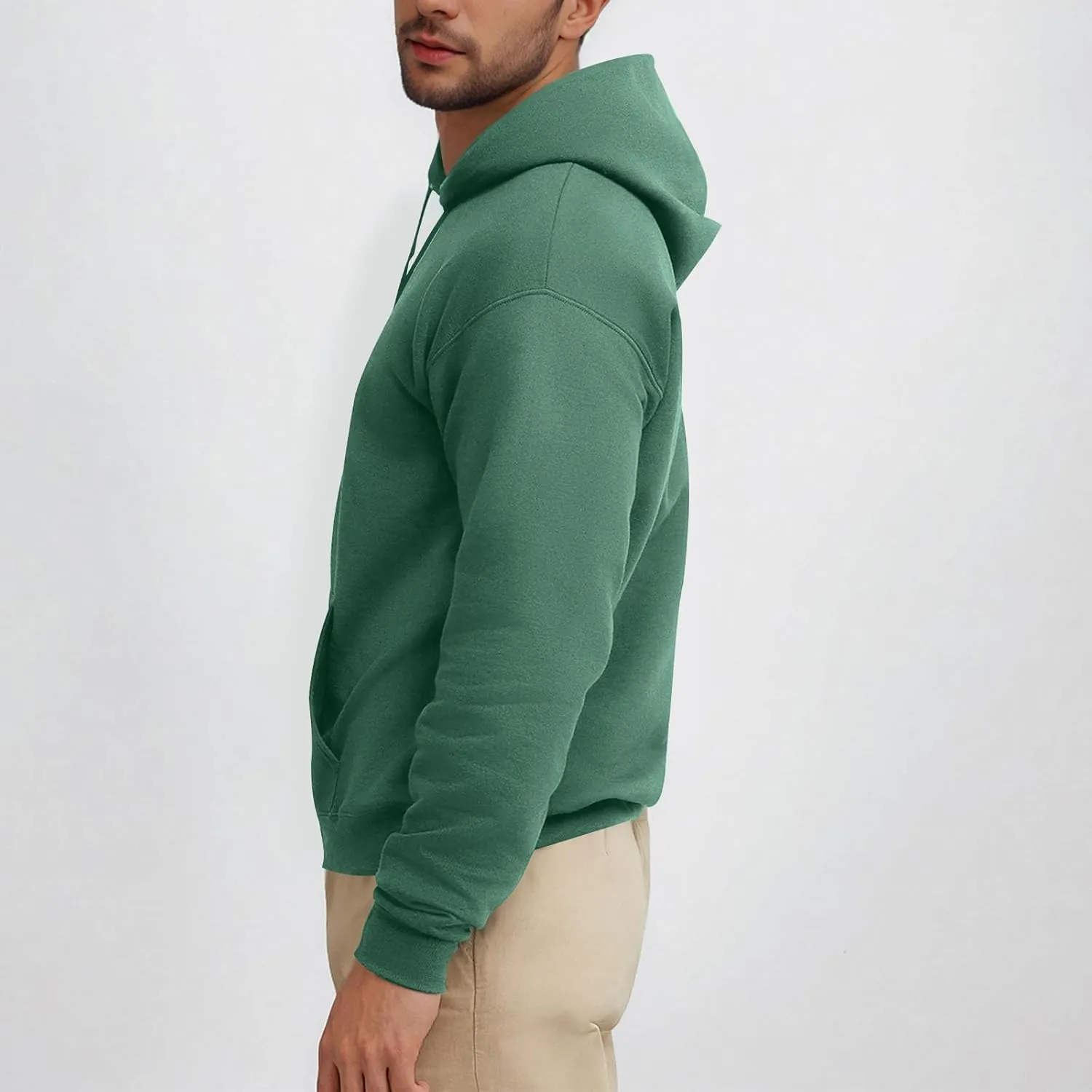 Xiaojmake Fleece Hoodies Pullover for Men Men's Hooded Gym Sweatshirts Long Sleeve Casual Cotton Hoodie Solid with Pockets