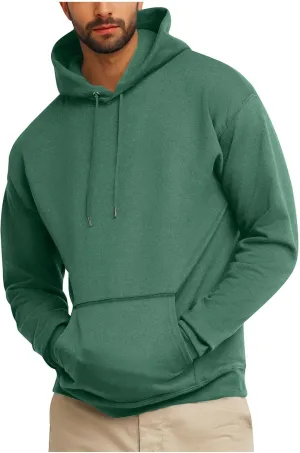 Xiaojmake Fleece Hoodies Pullover for Men Men's Hooded Gym Sweatshirts Long Sleeve Casual Cotton Hoodie Solid with Pockets