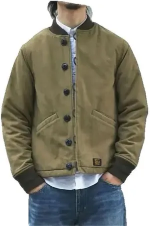 Xingfenly Japanese Warm Military Cotton-padded Coat Autumn Winter Thickened Cold-proof Loose Casual Male Clothes