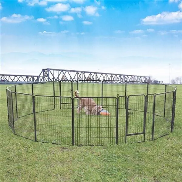 Yaheetech Dog Playpen 16 Panels 32 Inch