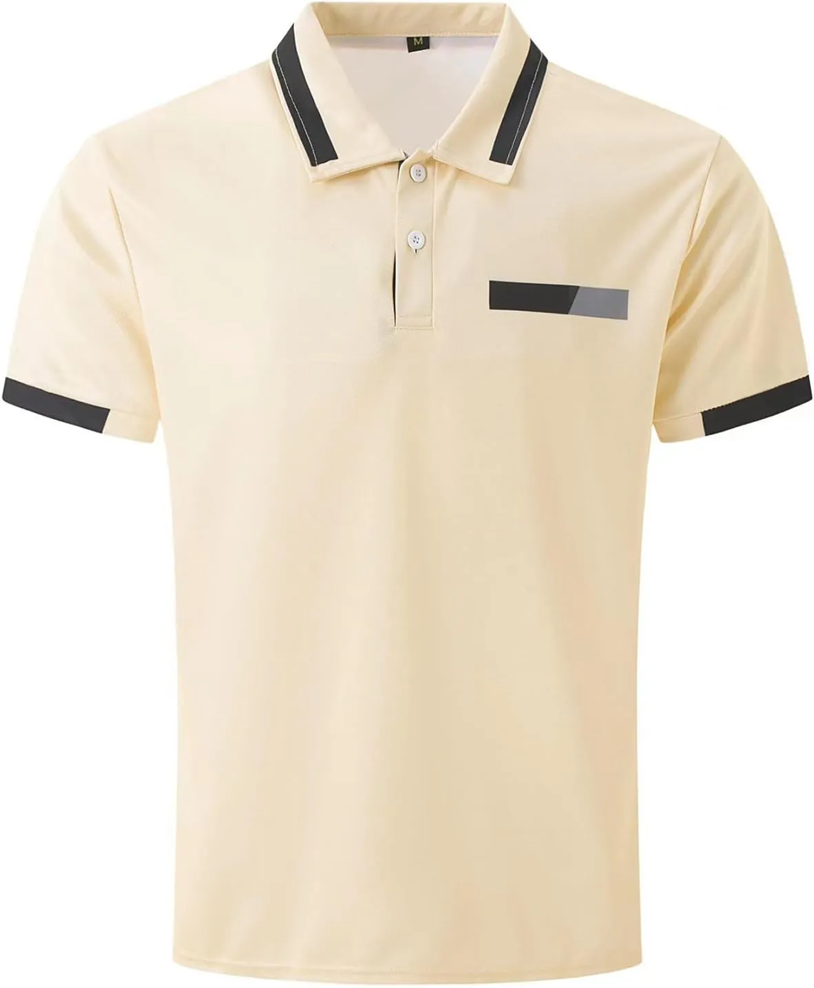 Ymosrh Men's Big and Tall Polo Shirts Golf Tennis Shirt Short Sleeve Casual Work T-Shirt Shirts for Men, M-3XL