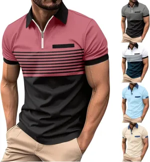 Ymosrh Men's Big and Tall Polo Shirts Golf Tennis Shirt Short Sleeve Casual Work T-Shirt Shirts for Men, M-3XL