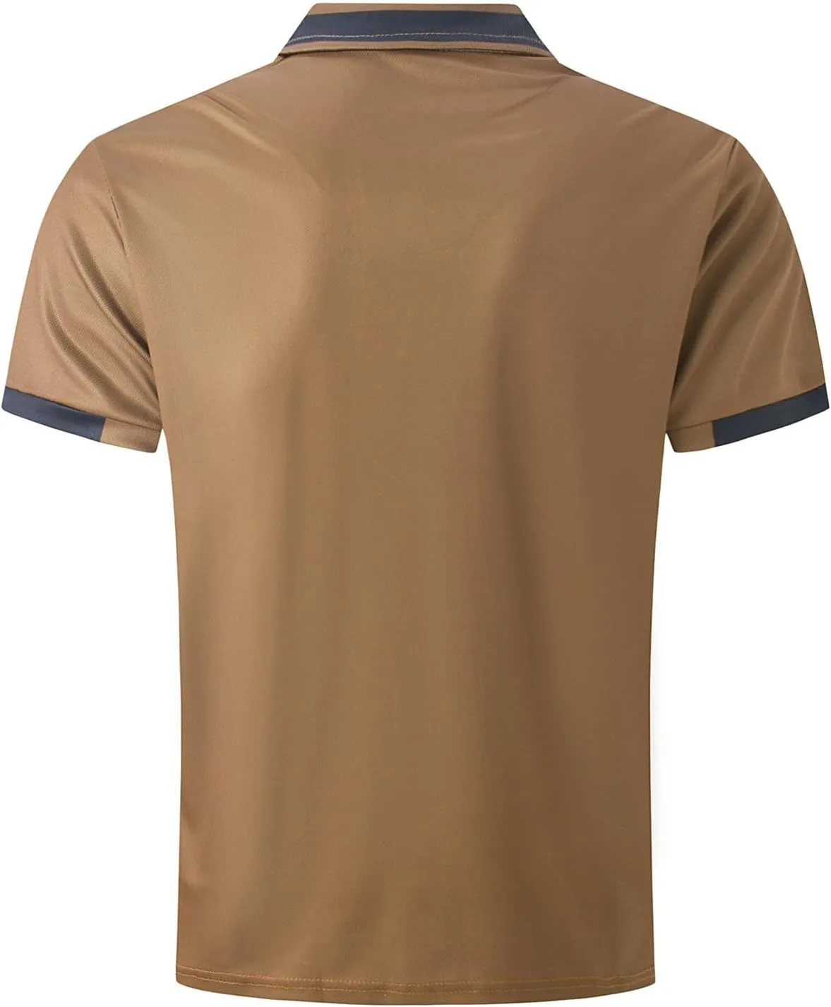 Ymosrh Men's Big and Tall Polo Shirts Golf Tennis Shirt Short Sleeve Casual Work T-Shirt Shirts for Men, M-3XL
