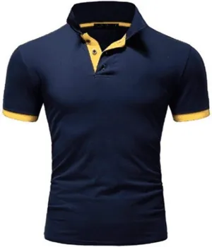 Ymosrh Men's Polo Shirt Slim Fit Shirts Short Sleeve Performance Golf Shirts Casual T Shirt, S-5XL