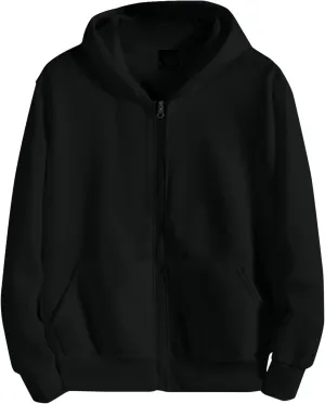 Ymosrh Zip Up Hoodie Hooded Cardigan Fall Winter Jacket Coat Hoodies With Kanga Pockets Sweatshirts, M-3XL